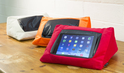MobileToyz velvet iCushion tablet cushion stand colour range
